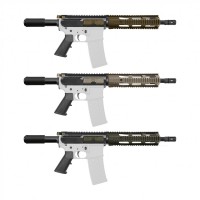 AR-15 5.56 NATO 10.5" PISTOL KIT /SLICK SIDE / 10" QUADRAIL - COLOR OPTION